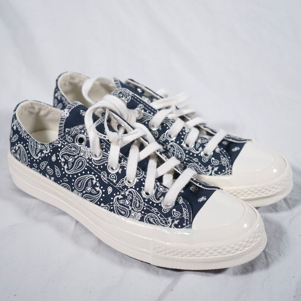 Converse Chuck 70 Low Paisley Blue Women's 6.5 A15751C RARE